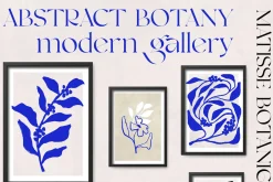 Matisse botanicals abstract line art