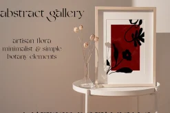 Matisse botanicals abstract line art