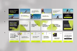 MAX Fitness Insta Carousel for CANVA