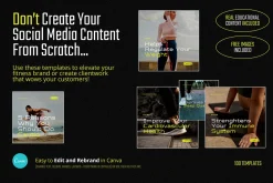 MAX Fitness Insta Carousel for CANVA