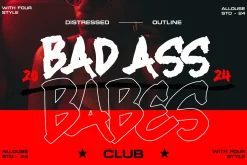 Maximback A Bold Graffiti Font