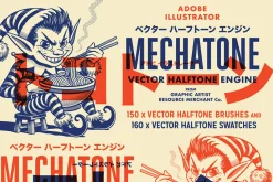 Mechatone Halftone Vector Engine