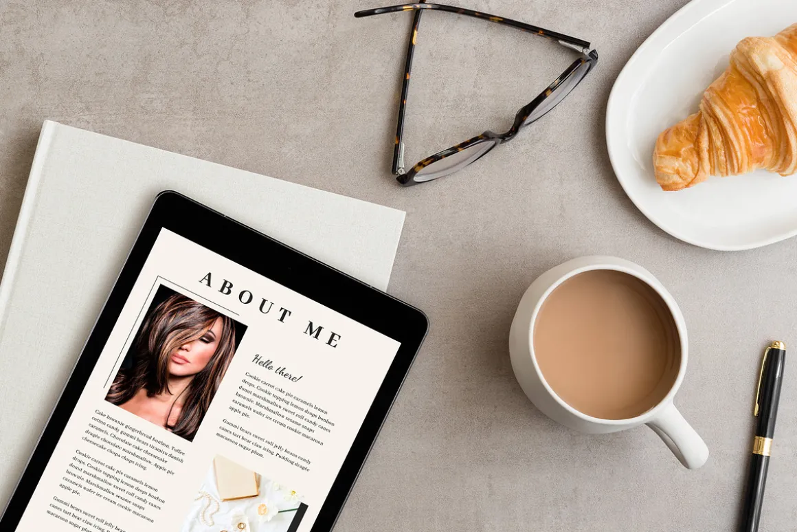 Media Kit Canva Template | DAHLIA
