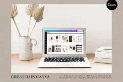 Media Kit Canva Template | DAHLIA