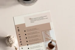 Media Kit Canva Template | DAHLIA