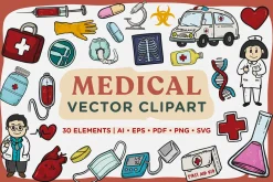 Medical Vector Clipart Pack