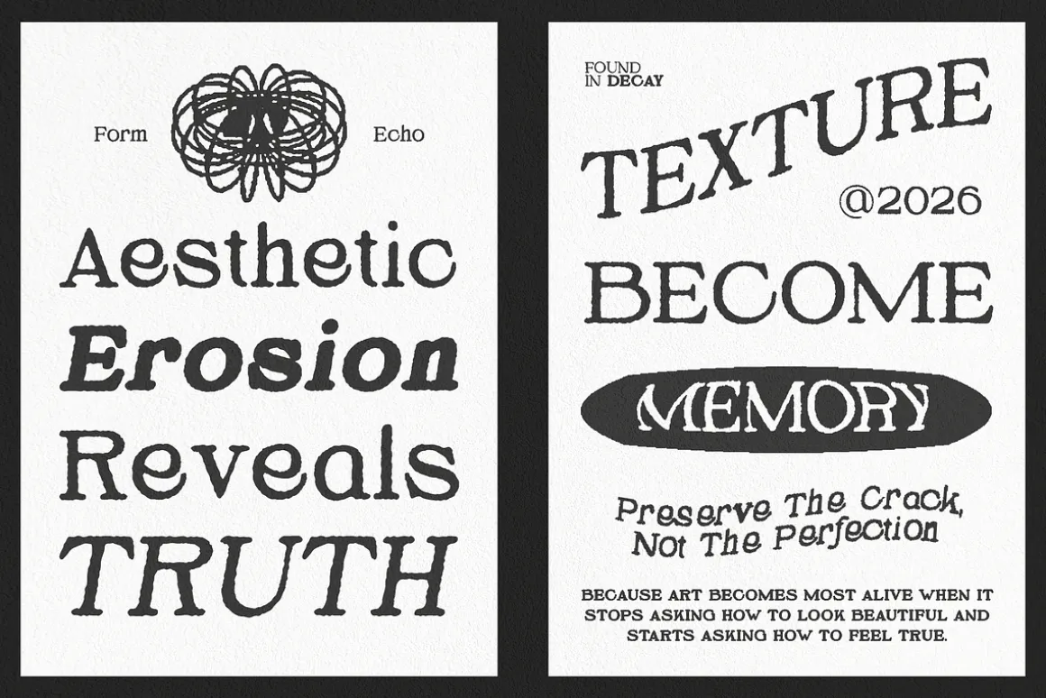 Mediore Alt - Distressed Serif Font