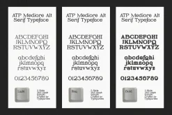 Mediore Alt - Distressed Serif Font