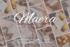 Mediterranean Stationery Mockup Set