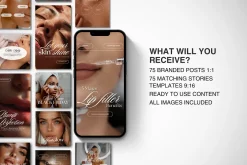 150 Medspa Social Media Templates