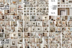 950+ Mega Frame Mockup Bundle