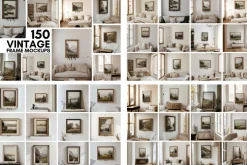 950+ Mega Frame Mockup Bundle