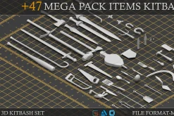 Mega pack items kitbash