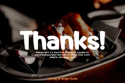 Mekopa - Food Font