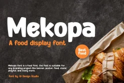 Mekopa - Food Font