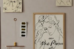 Melancholia - Minimalist Line Art