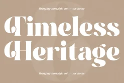 Melody Cottage Modern Bold Serif