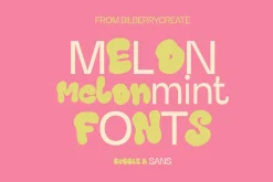 Melon & Mint – A Fresh Font Duo
