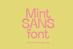 Melon & Mint – A Fresh Font Duo
