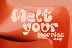 Melta - Bubble Groovy Font