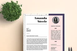 Memphis CV / Resume Template / N