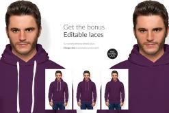 Men Hoodie Mock-ups Set FREE DEMO