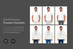 Men Hoodie Mock-ups Set FREE DEMO