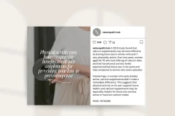 Menopause Instagram Posts Canva