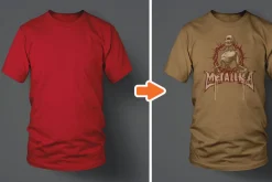Men's Crew Neck Ghosted Templates