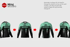Mens Trail Jersey Mockup