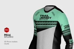 Mens Trail Jersey Mockup