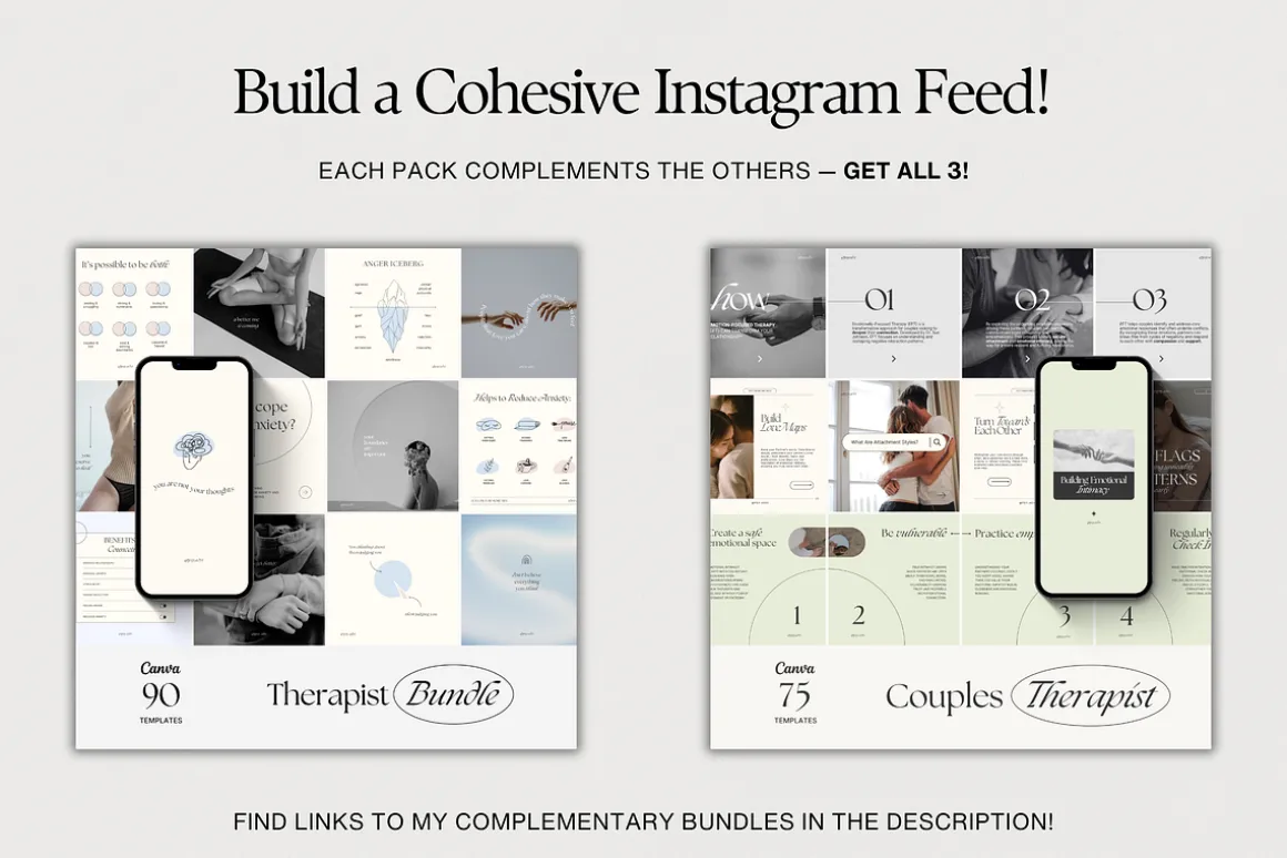 Mental Health Instagram Templates