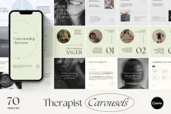 Mental Health Instagram Templates