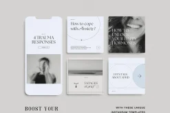 Mental Health Instagram Templates