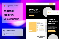 Mental Health Wireframe Website 08