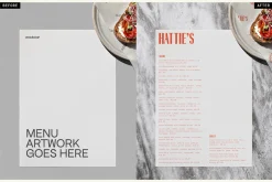 Menu & Food Paper Mockup #2