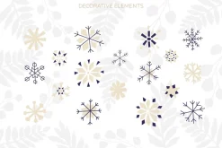Meowy Christmas • cards & elements