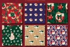 Meowy Christmas • cards & elements
