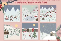 Merry Christmas scene creator