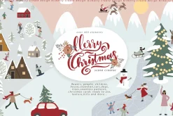 Merry Christmas scene creator