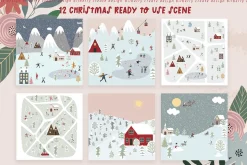 Merry Christmas scene creator