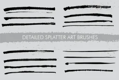 60 Messy Illustrator Brushes
