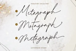 Metagraph Signature Script (3 Fonts)
