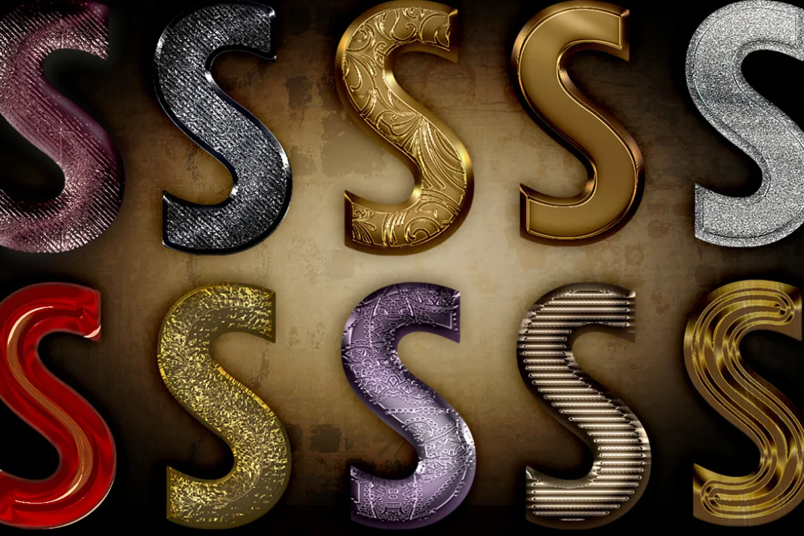 Metal Layer Styles For Photoshop