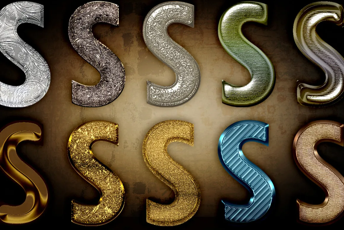 Metal Layer Styles For Photoshop