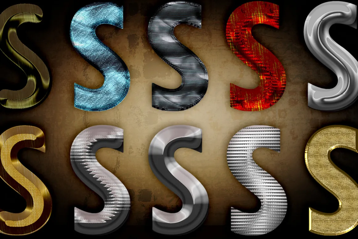Metal Layer Styles For Photoshop