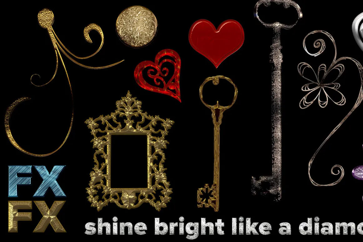 Metal Layer Styles For Photoshop