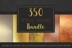 Metallic textures bundle