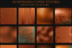 Metallic textures bundle