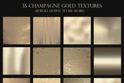 Metallic textures bundle